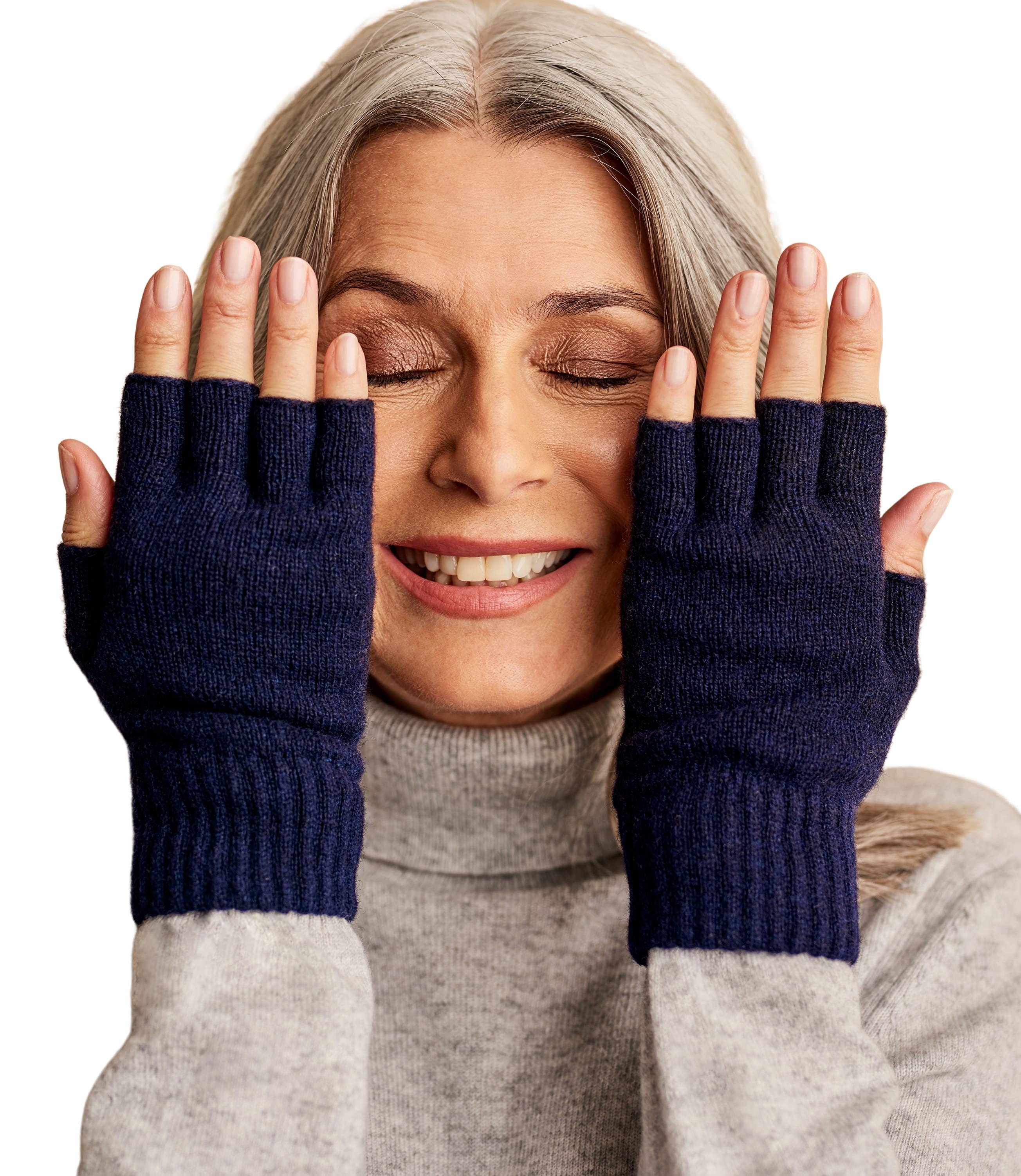 woolovers fingerless gloves